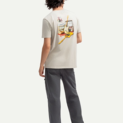 KAFT X FENDER X ZUHAL Vintage Room - Bone - Tasarım T-Shirt - Unisex